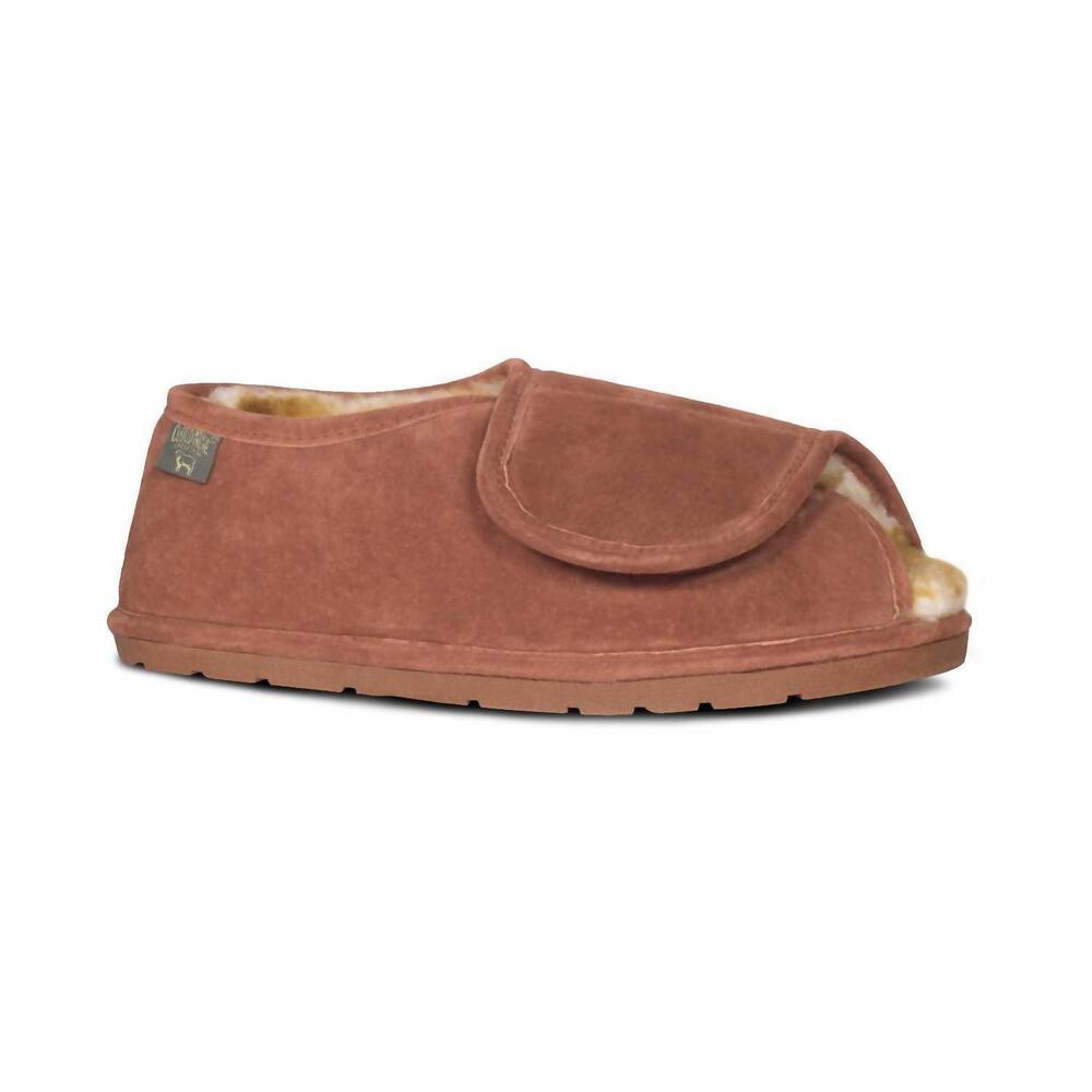 NEW CLOUD NINE unisex medical wrap comfy slippers in chestnut